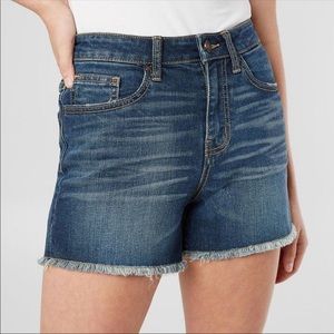 Buckle BKE high rise jean shorts sz 30